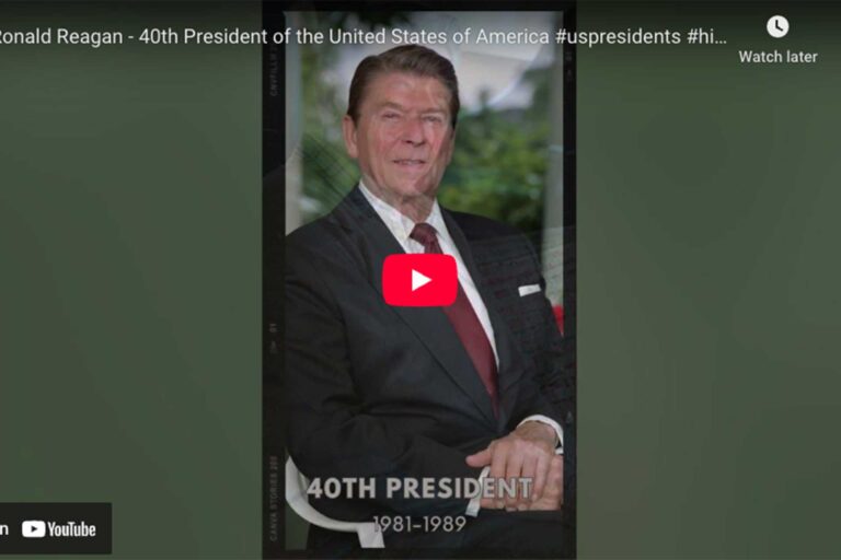 [VIDEO] Ronald Reagan - 40th President of the United States of America